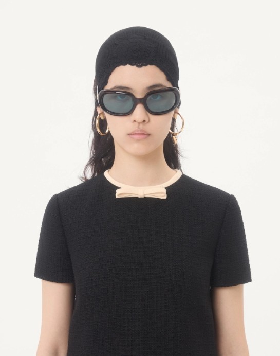 25FW 발렌티노 가라바니 미디 원피스 7B0VAH50 90YES9 Nero almond - VALENTINO GARAVANI