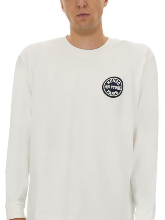 25FW 겐조 반팔 티셔츠 FF65TL3504SI 02 White - KENZO