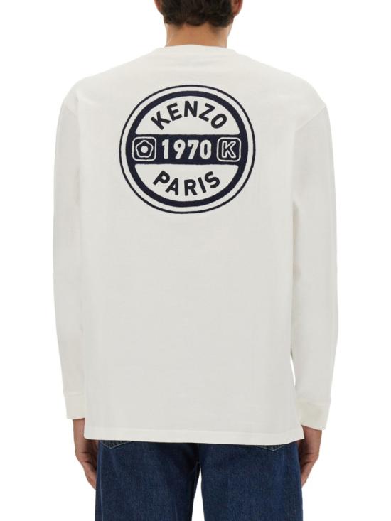 25FW 겐조 반팔 티셔츠 FF65TL3504SI 02 White - KENZO