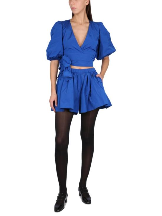 레드발렌티노 블라우스 2R3ABL30 1FP788 Blue - RED VALENTINO