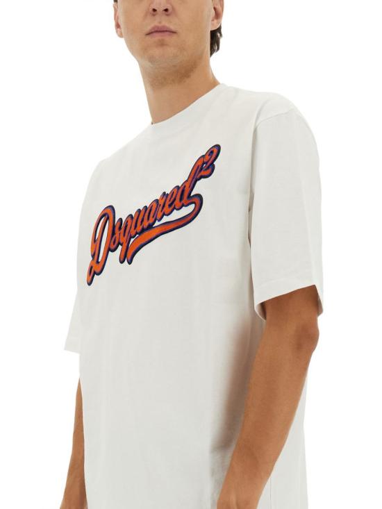 25FW 디스퀘어드2 반팔 티셔츠 S74GD1435 S24583100 WHITE - DSQUARED2