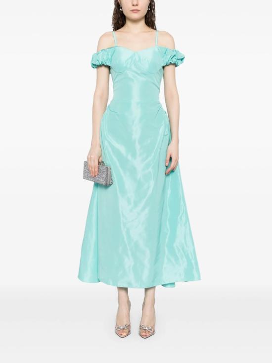  사이드 코베이시 롱 원피스 미디 태피터 드레스 - SAIID KOBEISY