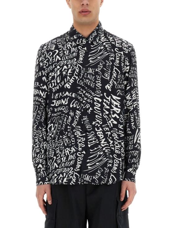 25SS 베르사체 긴팔 셔츠 78GAL2R0 NS617L01 Grey