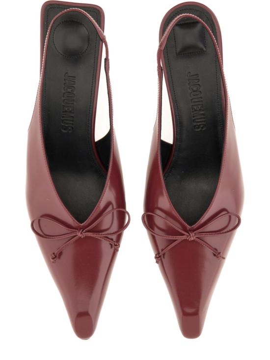 25FW 자크뮈스 힐/펌프스 FOW00138AC1 8A03490 Burgundy - JACQUEMUS