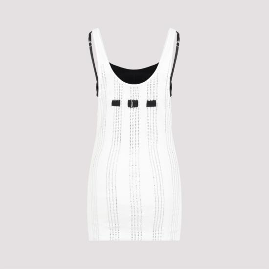 24FW 디 아티코 민소매 티셔츠 247WCT322 J048T White - THE ATTICO