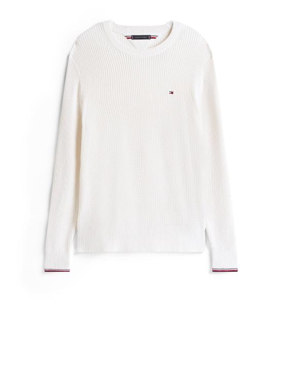 25FW 타미힐피거 스웨터 MW0MW41516 Z00 IVORY PETAL