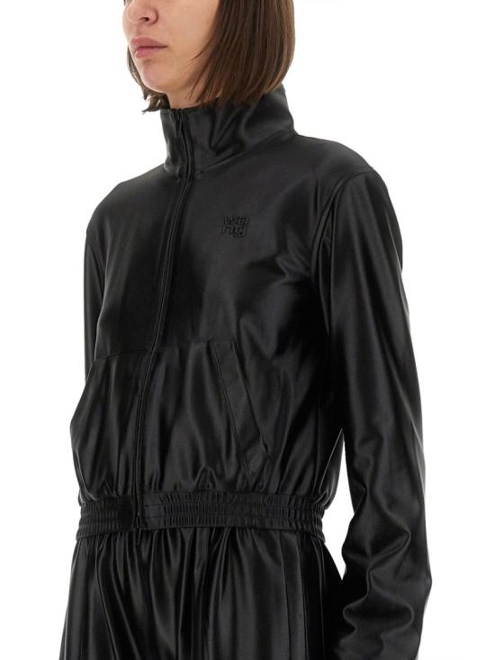25FW 알렉산더 왕 탑 4CC3252682 001 Black - ALEXANDER WANG