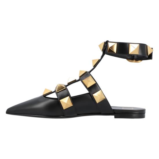  발렌티노 가라바니 뮬/슬리퍼 WW2S0BY5ZWM0NO Black - VALENTINO GARAVANI