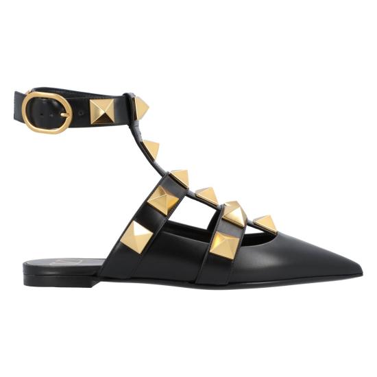  발렌티노 가라바니 뮬/슬리퍼 WW2S0BY5ZWM0NO Black