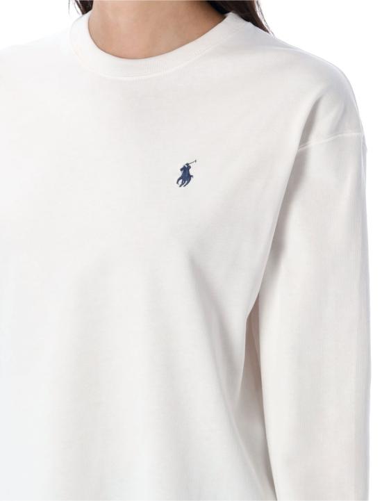 25FW 폴로 랄프로렌 긴팔 티셔츠 211967105 White - POLO RALPH LAUREN