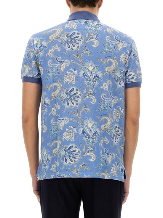 25SS 에트로 폴로 티셔츠 MRMD0004 AK570X0880 Blue - ETRO