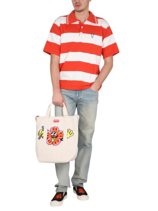  겐조 폴로 티셔츠 FD55PU371 3CN21 Red - KENZO