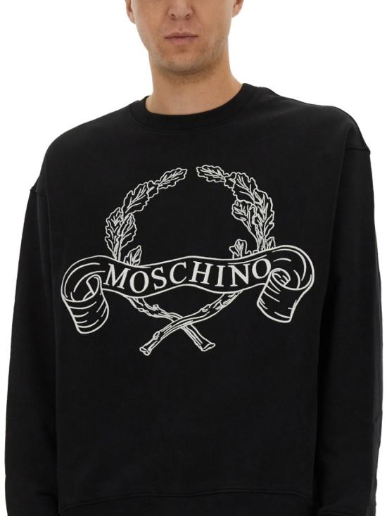 25FW 모스키노 탑 17025228 1555 Black - MOSCHINO
