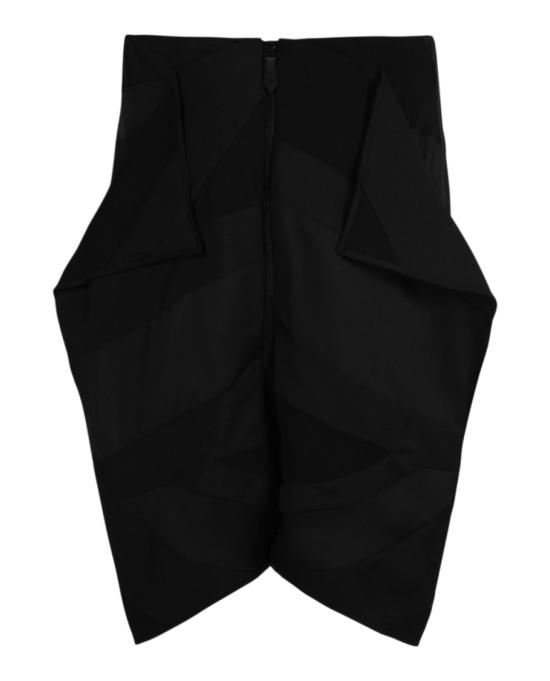  버버리 미디 스커트 8046842 00002 8 Black - BURBERRY