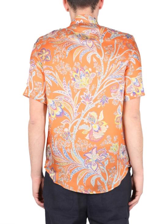  에트로 반팔 셔츠 1K916 47720750 Orange - ETRO