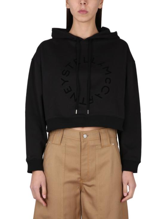  스텔라 맥카트니 후드 티셔츠 6J01623 SPX581000 Black