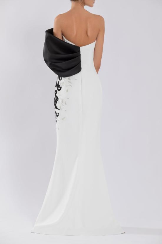  사이드 코베이시 롱 원피스 크레이프 스트레이트 핏 드레스 - SAIID KOBEISY