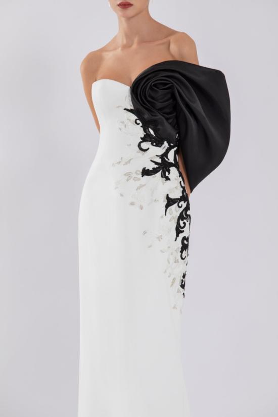  사이드 코베이시 롱 원피스 크레이프 스트레이트 핏 드레스 - SAIID KOBEISY