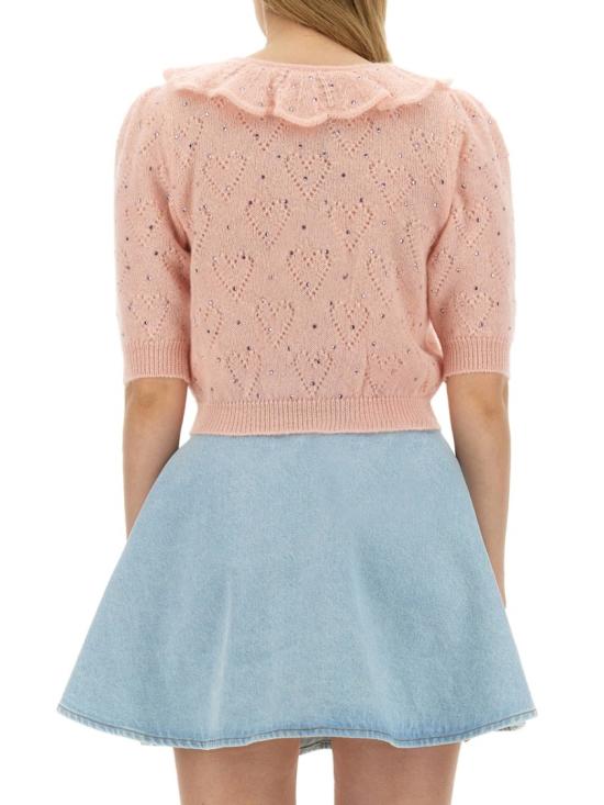  알레산드라리치 폴로 티셔츠 FABX3651 K42629041 Pink - ALESSANDRA RICH