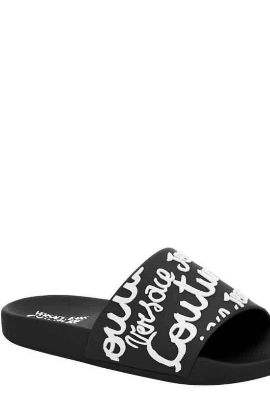 25SS 베르사체 뮬/슬리퍼 78VA3SQ1 71352L01 Black - VERSACE