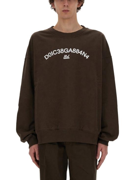  돌체앤가바나 긴팔 티셔츠 G9AQVT HU7PPM3977 Brown