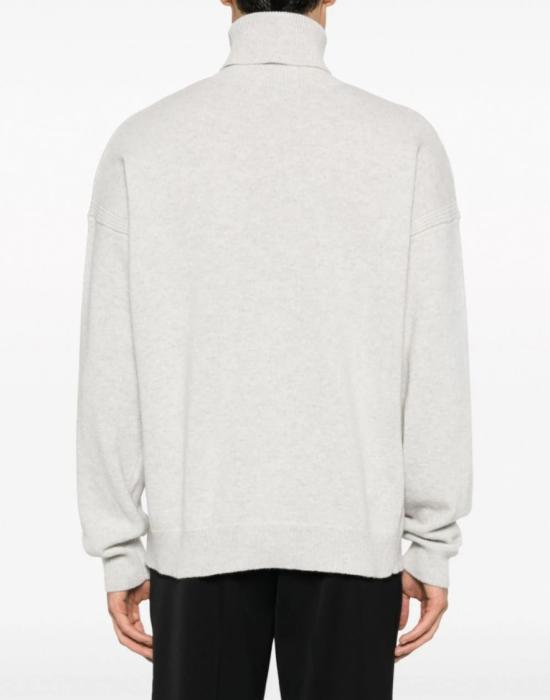 25FW 메종키츠네 터틀넥 LM00820KT1063H120 White - MAISON KITSUNE