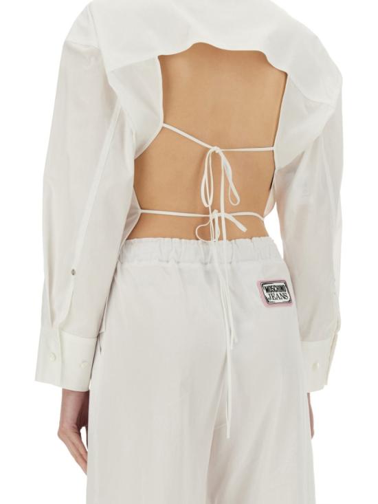 25SS 모스키노 셔츠 02073227 0001 White - MOSCHINO