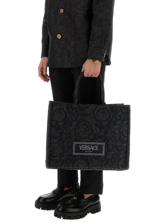  베르사체 토트백 1013152 1A097412BM0V Black - VERSACE