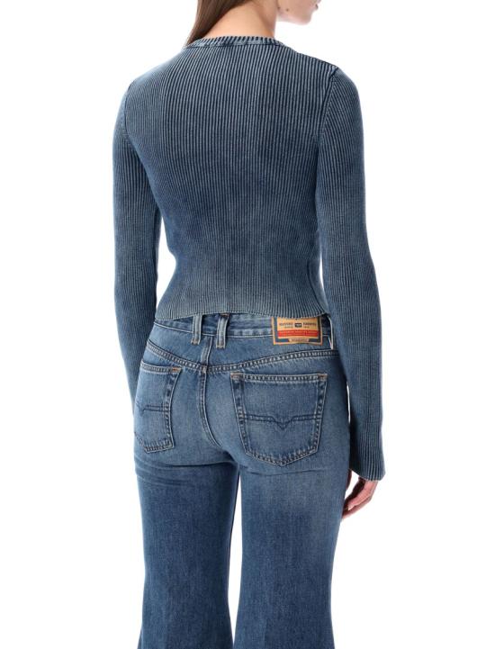 25FW 디젤 긴팔 티셔츠 A148100ANAH Blue - DIESEL