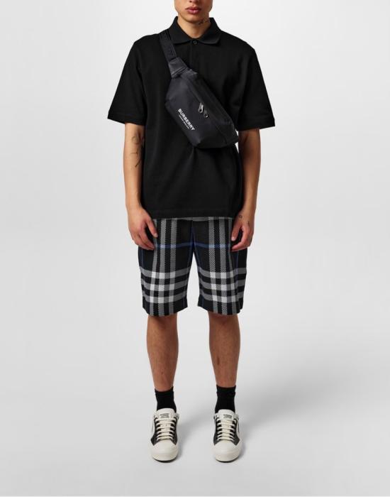 버버리 폴로 티셔츠 8082127 Black - BURBERRY