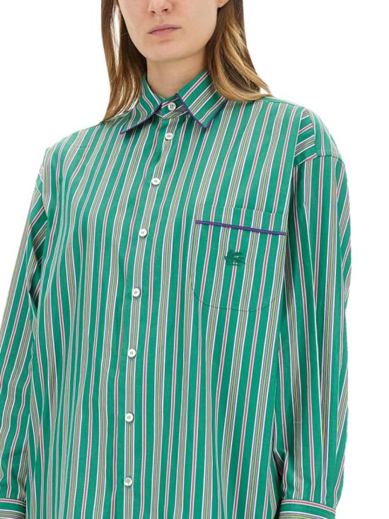 25SS 에트로 셔츠 WRIA0028 99TR576S9890 Green - ETRO