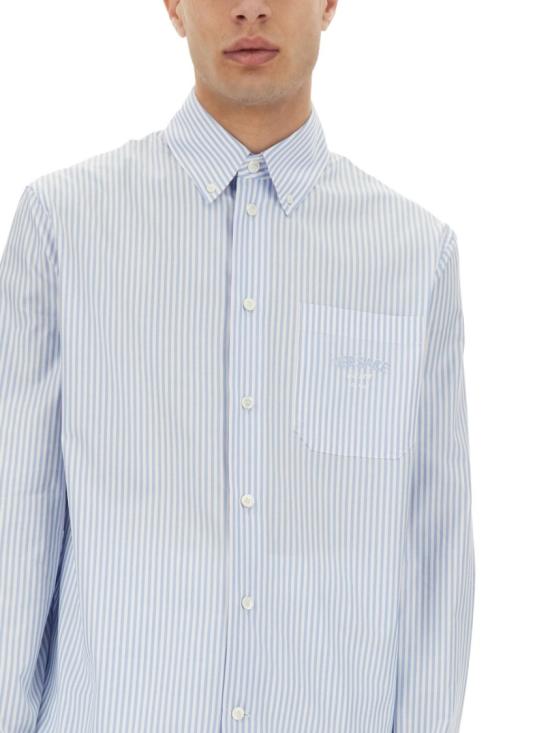 25SS 베르사체 긴팔 셔츠 1016210 1A134505UD30 Blue - VERSACE
