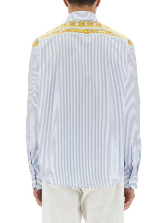 25SS 베르사체 긴팔 셔츠 1016210 1A134505UD30 Blue - VERSACE