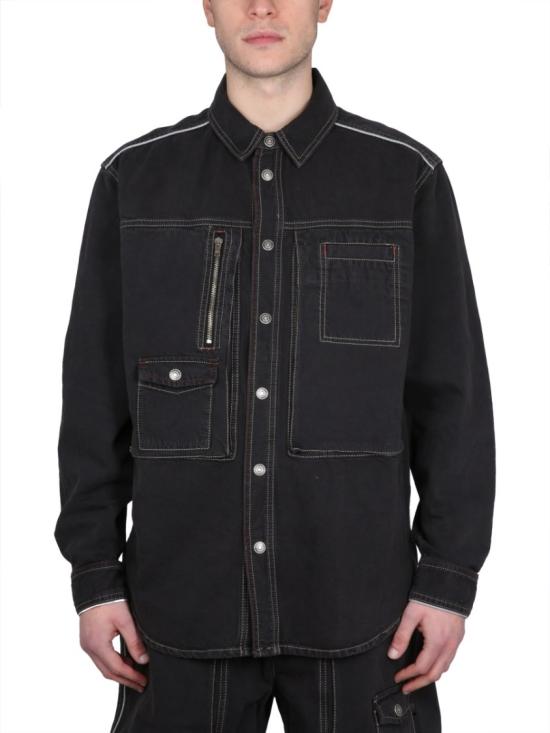  이자벨마랑 데님 자켓 VE0153HA A2H06H01BK Black