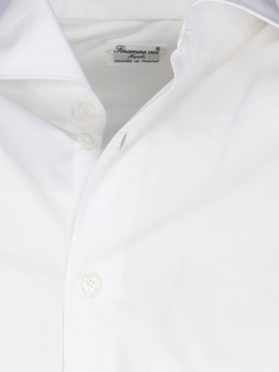 25FW 피나모레 긴팔 셔츠 C0147 MILANO ZANTE1 White - FINAMORE