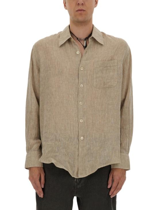 25SS 아워레가시 긴팔 셔츠 M2252AP POLLENDUSTSPARSECREPEWEAVE Green