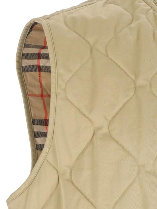 25FW 버버리 퀼팅 개버딘 질레 8110181C2981 Neutrals - BURBERRY