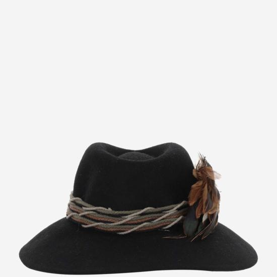  Alexia Alvarez De Toledo 버킷햇 BACKXLHATWITHFEATHERSNRBLACK Black - OTHER BRANDS