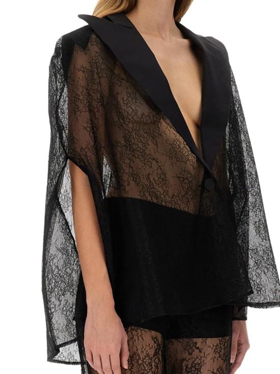 25FW 니나리찌 코트 25ACMA021PA0492 U9000 Black - NINA RICCI