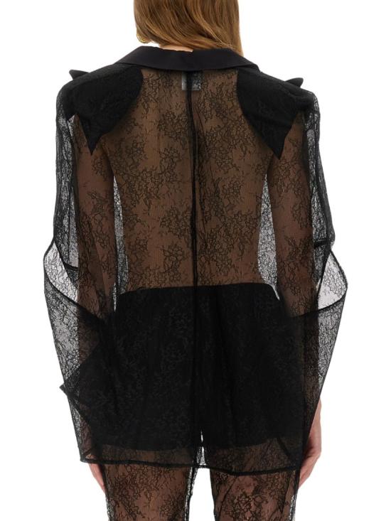 25FW 니나리찌 코트 25ACMA021PA0492 U9000 Black - NINA RICCI