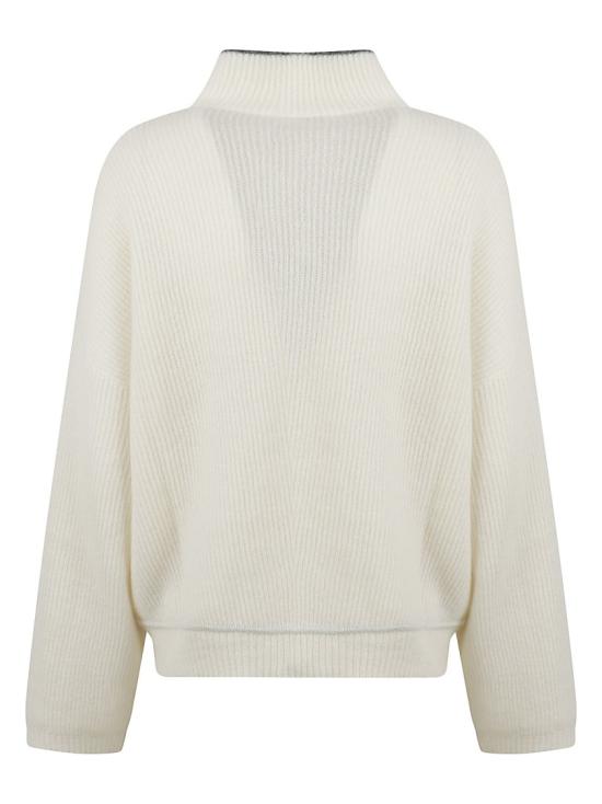  브루넬로 쿠치넬리 터틀넥 M2I195604 CEN46 White - BRUNELLO CUCINELLI