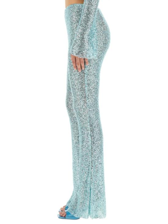  셀프 포트레이트 플레어 팬츠 PF23195PBL BLUE Blue - SELF PORTRAIT