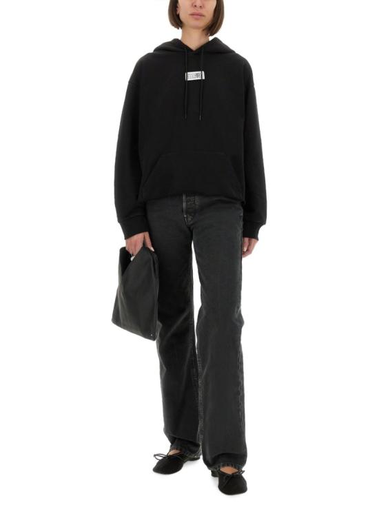  MM6 메종마르지엘라 코튼 후드 스웨트셔츠 S52GU0234 M25025900 Black - MM6 MAISON MARGIELA