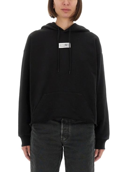  MM6 메종마르지엘라 코튼 후드 스웨트셔츠 S52GU0234 M25025900 Black