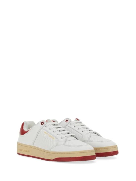  생로랑 SL 61 로우 스니커즈 713600 2W4AA9226 White - SAINT LAURENT