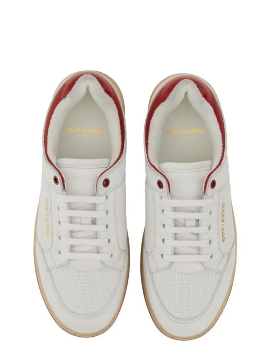  생로랑 SL 61 로우 스니커즈 713600 2W4AA9226 White - SAINT LAURENT