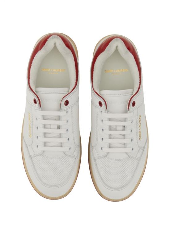  생로랑 SL 61 로우 스니커즈 713600 2W4AA9226 White - SAINT LAURENT