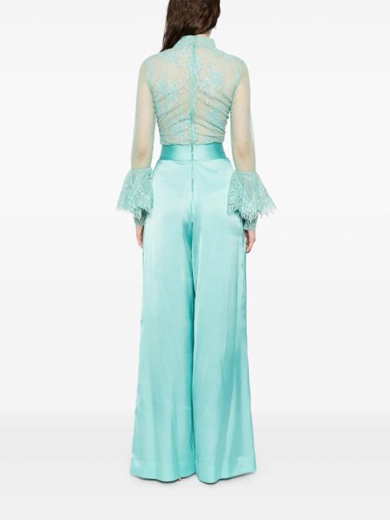  사이드 코베이시 점프수트 코코 팬츠와 레이스 바디수트 - SAIID KOBEISY