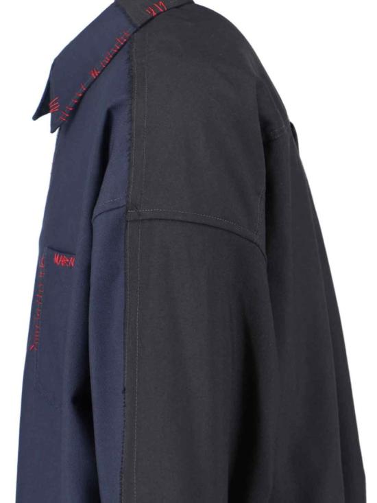 25FW 마르니 긴팔 셔츠 CUMU0278QS TW83900B99 Blue - MARNI
