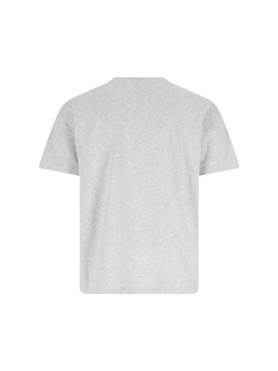  카사블랑카 반팔 티셔츠 MS25 JTS 001 02CASA WAY WORLD SERIES Grey - CASABLANCA